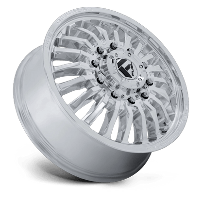 22x8.25 Fuel Off-Road D891 Arc Polished DUALLY FRONT Wheel 8x6.5 (104mm)