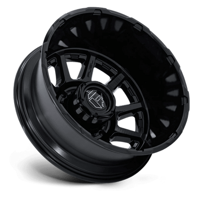 20x8.25 Fuel Off-Road D911 Circuit Gloss Black DUALLY REAR Wheel 8x200 (-202mm)