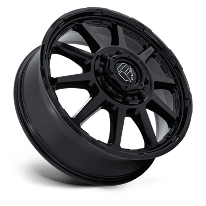 24x8.25 Fuel Off-Road D911 Circuit Gloss Black DUALLY FRONT Wheel 8x210 (105mm)