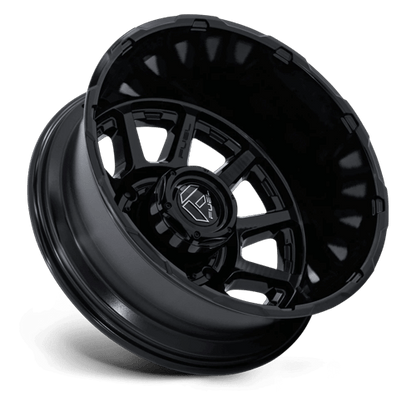 22x8.25 Fuel Off-Road D911 Circuit Gloss Black DUALLY REAR Wheel 10x225 (-202mm)
