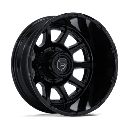 22x8.25 Fuel Off-Road D911 Circuit Gloss Black DUALLY REAR Wheel 8x210 (-221mm)