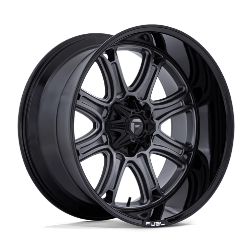 22x10 Fuel Off-Road Darkstar Matte Gunmetal With Black Lip Wheel Blank (10mm)