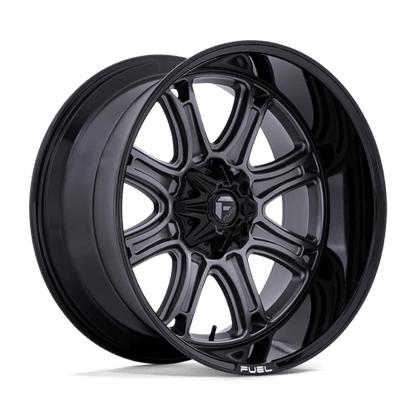 22x10 Fuel Off-Road Darkstar Matte Gunmetal With Black Lip Wheel Blank (10mm)