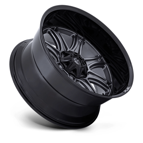 20x9 Fuel Off-Road Darkstar Matte Gunmetal With Black Lip Wheel 5x4.5/5x5 (1mm)