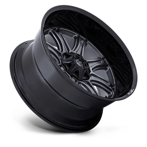 20x10 Fuel Off-Road Darkstar Matte Gunmetal W/ Black Lip Wheel 5x4.5/5x5 (-18mm)
