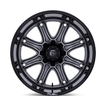 22x10 Fuel Off-Road Darkstar Matte Gunmetal Black Lip Wheel 5x5.5/5x150 (10mm)