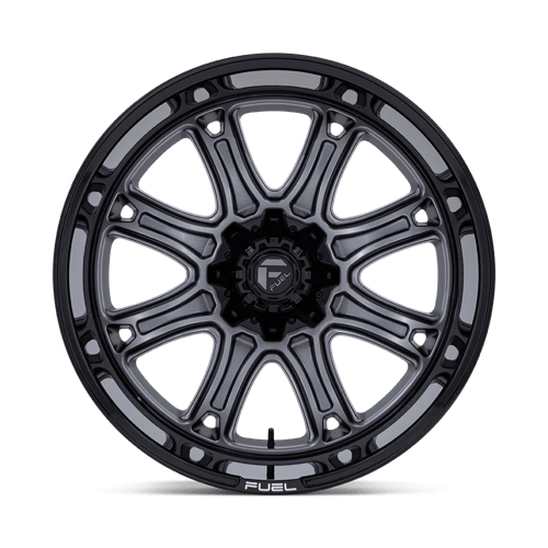 22x10 Fuel Off-Road Darkstar Matte Gunmetal Black Lip Wheel 5x5.5/5x150 (-18mm)