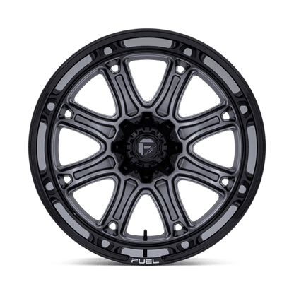 22x10 Fuel Off-Road Darkstar Matte Gunmetal Black Lip Wheel 5x5.5/5x150 (10mm)