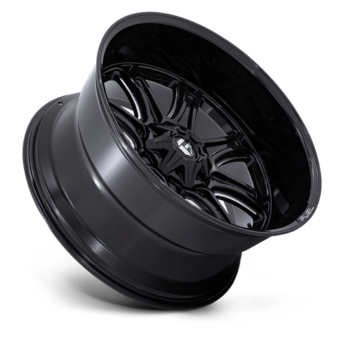 22x10 Fuel Off-Road Darkstar Gloss Black Milled Wheel 8x6.5 (10mm)