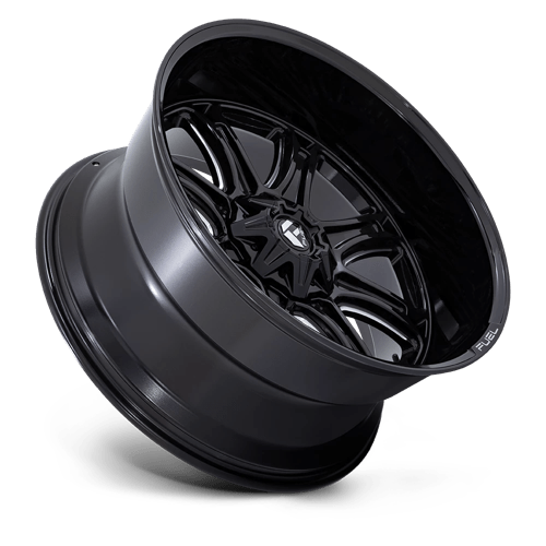 20x10 Fuel Off-Road Darkstar Gloss Black Milled Wheel 5x4.5/5x5 (-18mm)