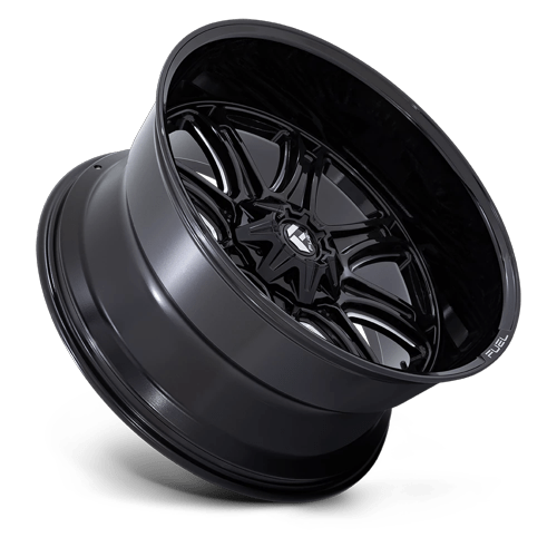 20x10 Fuel Off-Road Darkstar Gloss Black Milled Wheel 5x4.5/5x5 (-18mm)