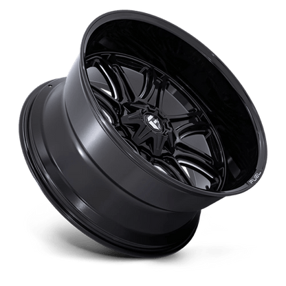 22x10 Fuel Off-Road Darkstar Gloss Black Milled Wheel 8x6.5 (10mm)