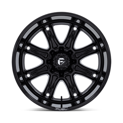 24x12 Fuel Off-Road Darkstar Gloss Black Milled Wheel 5x4.5/5x5 (-44mm)