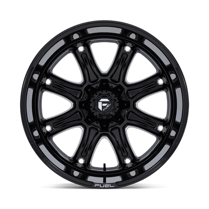 22x10 Fuel Off-Road Darkstar Gloss Black Milled Wheel 8x180 (10mm)