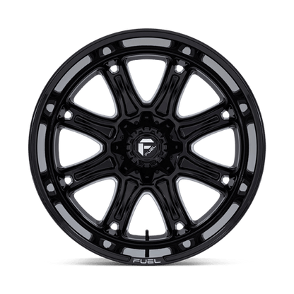 22x10 Fuel Off-Road Darkstar Gloss Black Milled Wheel 8x6.5 (10mm)