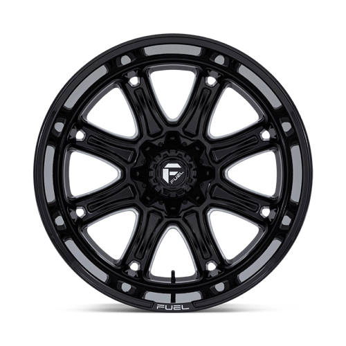 22x10 Fuel Off-Road Darkstar Gloss Black Milled Wheel 5x5/5x135 (10mm)