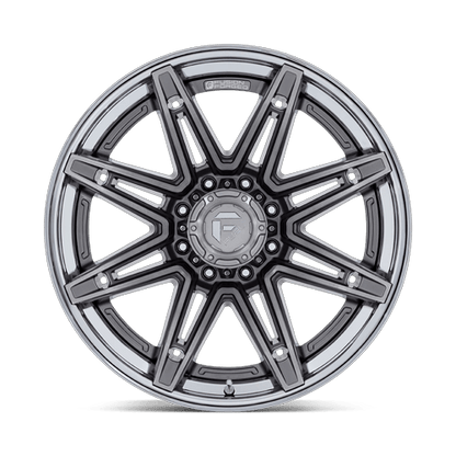 22x10 Fuel FC401 Brawl Platinum W/ Chrome Lip FORGED Wheel 6x5.5 (-18mm)