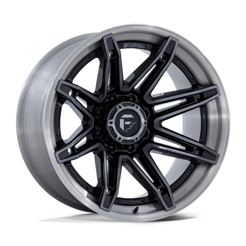 20x10 Fuel FC401 Brawl Gloss Black W/ Brushed Gray FORGED Wheel 6x5.5 (-18mm)