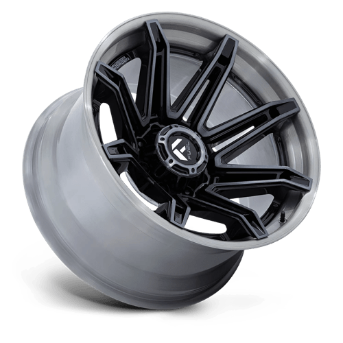 20x10 Fuel FC401 Brawl Gloss Black W/ Brush Gray Tint FORGED Wheel 8x180 (-18mm)