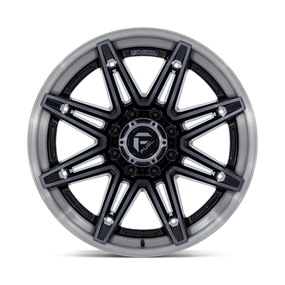 20x10 Fuel FC401 Brawl Gloss Black W/ Brush Gray Tint FORGED Wheel 8x170 (-18mm)