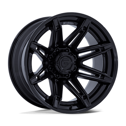 22x10 Fuel FC401 Brawl Matte Black W/ Gloss Black Lip FORGED Wheel 6x135 (-18mm)