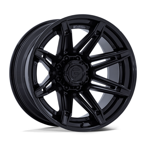 22x10 Fuel FC401 Brawl Matte Black W/ Gloss Black Lip FORGED Wheel 6x135 (-18mm)