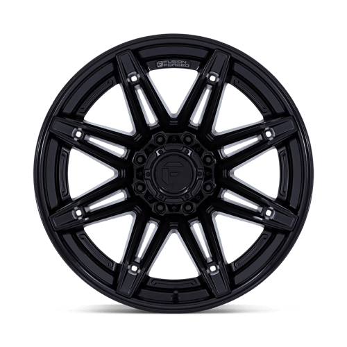 22x10 Fuel FC401 Brawl Matte Black W/ Gloss Black Lip FORGED Wheel 8x6.5 (-18mm)
