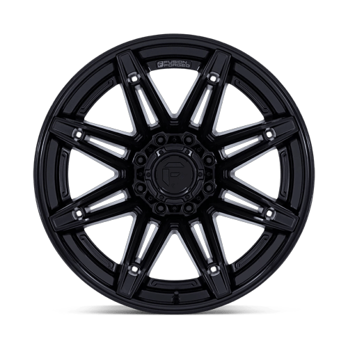 20x10 Fuel FC401 Brawl Matte Black W/ Gloss Black Lip FORGED Wheel 8x170 (-18mm)