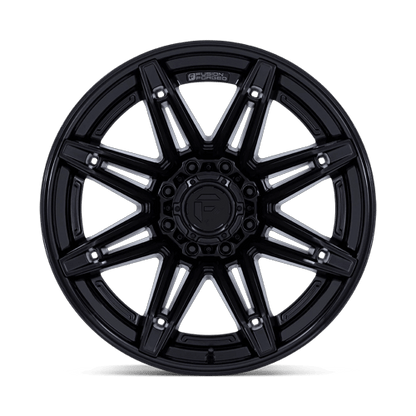 22x10 Fuel FC401 Brawl Matte Black W/ Gloss Black Lip FORGED Wheel 8x180 (-18mm)