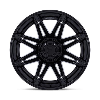 24x12 Fuel FC401 Brawl Matte Black W/ Gloss Black Lip FORGED Wheel 8x180 (-44mm)