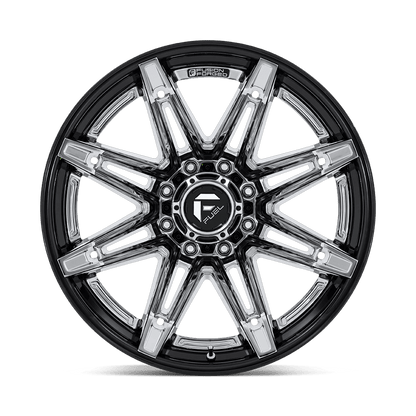 20x10 Fuel FC401 Brawl Chrome With Gloss Black Lip FORGED Wheel 8x170 (-18mm)
