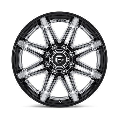 20x10 Fuel FC401 Brawl Chrome W/ Gloss Black Lip FORGED Wheel 6x135 (-18mm)