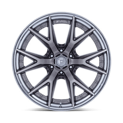 20x10 Fuel FC402 Catalyst Platinum W/ Chrome Lip FORGED Wheel 6x5.5 (-18mm)
