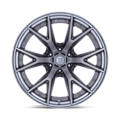 20x9 Fuel Off-Road FC402 Catalyst Platinum With Chrome Lip Wheel 6x5.5 (20mm)
