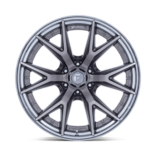 20x9 Fuel FC402 Catalyst Platinum W/ Chrome Lip FORGED Wheel 6x135 (01mm)