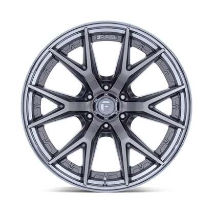 20x9 Fuel FC402 Catalyst Platinum W/ Chrome Lip FORGED Wheel 6x135 (01mm)
