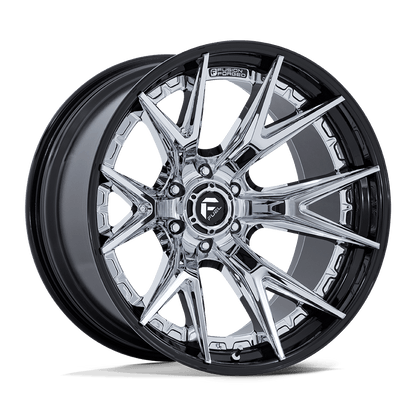 20x9 Fuel FC402 Catalyst Chrome W/ Gloss Black Lip FORGED Wheel 6x5.5 (01mm)