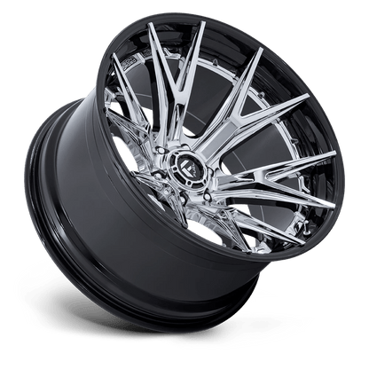 20x9 Fuel FC402 Catalyst Chrome With Gloss Black Lip Wheel 6x135 (20mm)