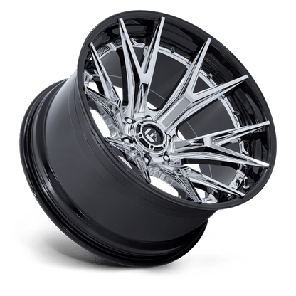 20x9 Fuel FC402 Catalyst Chrome W/ Gloss Black Lip FORGED Wheel 6x5.5 (01mm)