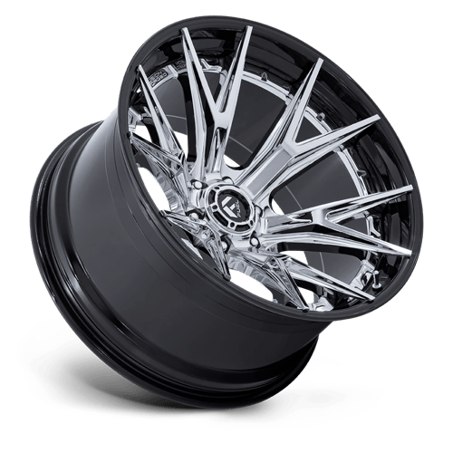 20x9 Fuel FC402 Catalyst Chrome W/ Gloss Black Lip FORGED Wheel 6x135 (01mm)