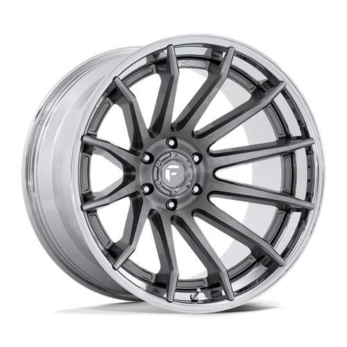 24x12 Fuel Off-Road FC403 Burn Platinum With Chrome Lip Wheel 6x5.5 (-44mm)
