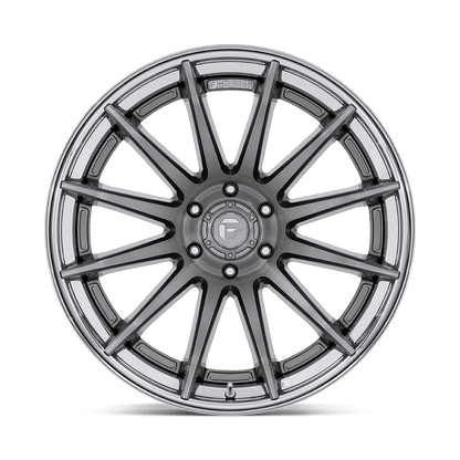 24x12 Fuel FC403 Burn Platinum With Chrome Lip Wheel 6x135 (-44mm)