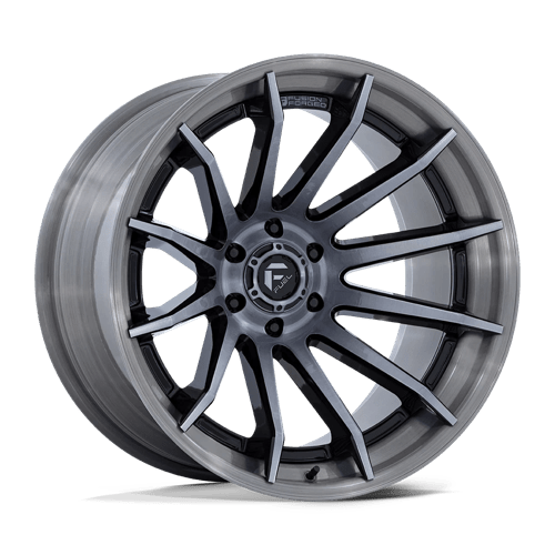 22x12 Fuel FC403 Burn Gloss Black W/ Brushed Gray Tint FORGED Wheel 5x5 (-44mm)