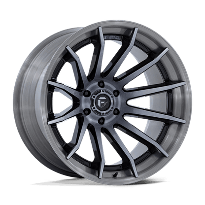 22x12 Fuel FC403 Burn Gloss Black W/ Brushed Gray Tint FORGED Wheel 5x5 (-44mm)
