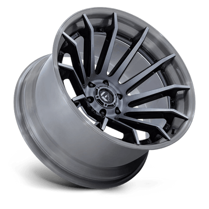24x12 Fuel FC403 Burn Gloss Black W/ Brushed Gray Tint FORGED Wheel 5x5 (-44mm)