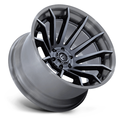 20x10 Fuel FC403 Burn Gloss Black W/ Brush Gray Tint FORGED Wheel 6x135 (-18mm)