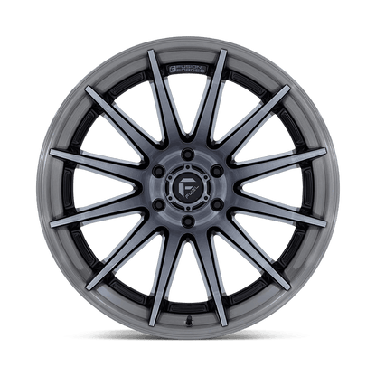 20x9 Fuel FC403 Burn Gloss Black W/ Brushed Gray Tint Face & Lip Wheel 5x5 (1mm)