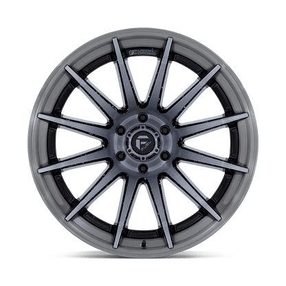 20x9 Fuel FC403 Burn Gloss Black W/ Brushed Gray Tint Face & Lip Wheel 5x5 (1mm)