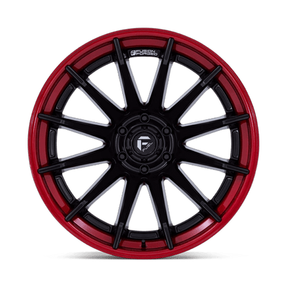 20x10 Fuel FC403 Burn Matte Black W/ Candy Red Lip FORGED Wheel 6x5.5 (-18mm)