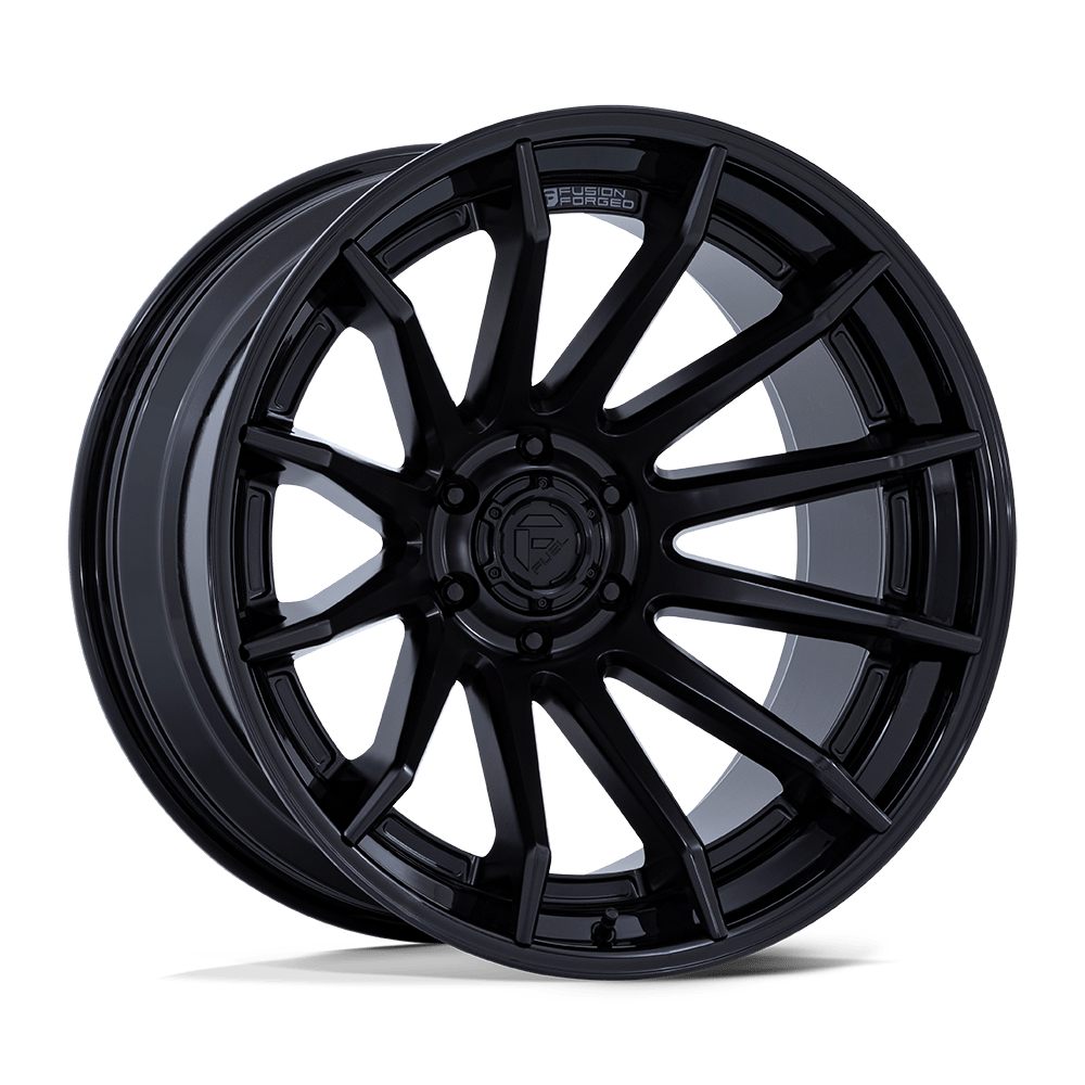 20x10 Fuel FC403 Burn Matte Black W/ Gloss Black Lip FORGED Wheel 5x5 (-18mm)